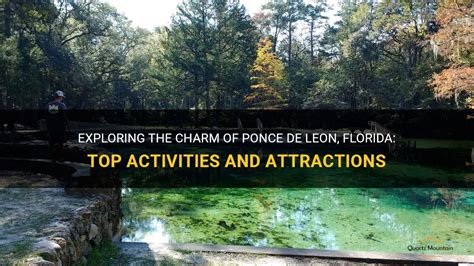 The Town of Ponce de Leon, FL .